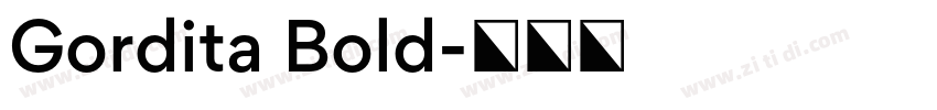 Gordita Bold字体转换